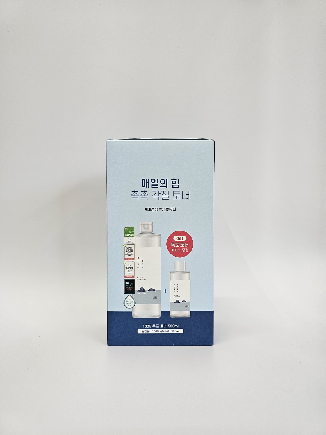 라운드랩 1025 독도 토너 500ml+100ml 2개